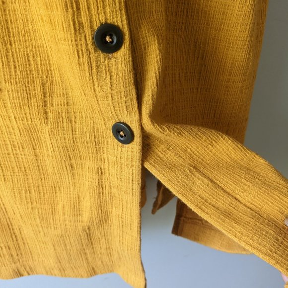 Madewell | Front Tank Dress Mustard - Picture 3 of 6
